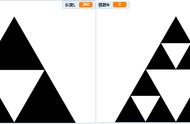 用Scratch编程画分形几何图形系列之1：谢尔宾斯基三角