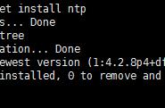 Ubuntu简单安装NTP服务
