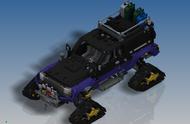 42069履带轮雪地冒险车拼装模型车3D图纸 INVENTOR设计 附STEP