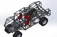 Titan Prerunner越野车框架模型3D图纸 Solidworks设计
