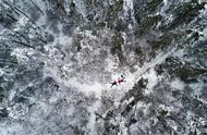 小学老师冒严寒登上义乌最高峰 航拍下绝美的冰雪世界！