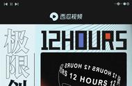 西瓜视频“12HOURS-极限创作挑战”