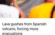 一起读CNN英语：西班牙火山爆发