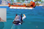 和平精英：鲨鱼在游戏中体验龙舟船，在敲鼓时鲨鱼做了各种表情