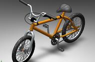 BMX小型自行车模型3D图纸 Solidworks设计