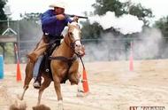 西部牛仔竞技——牛仔射击比赛 cowboy mounted shooting