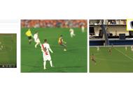 将单目的足球比赛视频进行3D 重建的系统