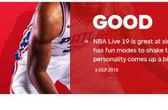 《NBA Live 19》IGN 7.9分 并不是一记“暴扣”