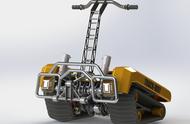 Track Way全地形履带滑板车3D模型图纸 Solidworks设计 附x_t