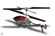 遥控直升机玩具模型rc-helicopter三维图纸 Solidworks设计