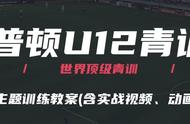 「南安普顿U12青训足球教案」传接球配合射门得分能力技能训练