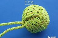 绳子编织球体的方法，怎么用绳编圆球小挂件