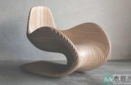 创意家具做法，这张桦木椅子，流体雕塑也可以很接地气