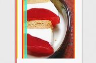 【蛋糕教程】一份酸酸甜甜的果冻素芝士蛋糕，带有草莓味