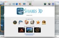 Sharks 3D for Mac(3D鲨鱼壁纸背景)