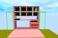 《迷你世界》精美书桌教程，可以摆放各种配饰，搭建房子必备家具