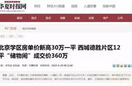 全国最高单价学区房！30万元一平！12㎡“储物间”卖出360万元