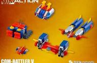 模玩资讯：Action Toys迷你系列 超电磁机器人孔巴特拉V