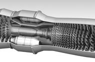 turbo jet engine涡轮喷气发动机演示结构3D图纸 CATIA设计