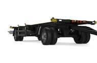 iso-20集装箱运输拖车挂车3D数模图纸 STEP格式