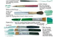 实用干货！各种画笔和笔刷效果示范！帮你了解和选购合适的画笔
