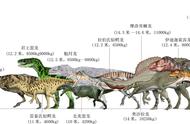 网友绘制各种古生物“合体图”，比例鲜明，看看古生物谁大谁小