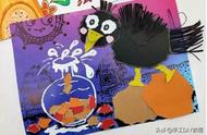 乌鸦喝水，教程，幼儿园创意美术