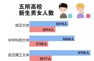 新生男女比例，武汉这几所大学“冰火两重天”