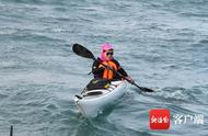 江苏、海南两地皮划艇俱乐部12名健儿横渡琼州海峡