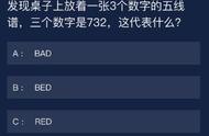 犯罪大师索尔盗取文件进入房间时答案 三个数字是732，这代表什么？