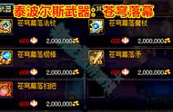 DNF国服95版本更新，B套升级所需材料，苍穹落幕武器一览！