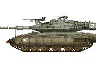 鹰扬图册：以色列“梅卡瓦”主战坦克（步兵战车）插画