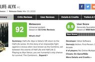 口碑爆炸，《半衰期：爱莉克斯》可能是目前最好的 VR 游戏
