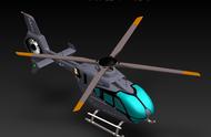 AIRBUS H135直升机简易模型3D图纸 Solidworks设计