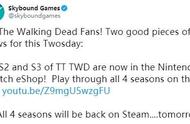 《行尸走肉》系列重回Steam 第二、三季已登陆Switch