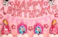 正版迪士尼公主气球派对：送给小公主的生日礼物