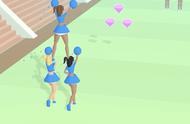 堆叠人塔惊喜多《Cheerleader Run 3D》营造啦啦队跑酷休闲手游