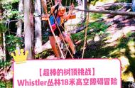 超棒的树顶挑战｜加拿大西部度假村Whistler丛林18米高空障碍冒险