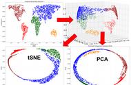 在大困惑度条件下tSNE降级为PCA