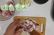 萌娃美食大作战之干豆角炖五花肉！！！教你做饭！#萌娃日常