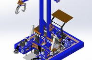 户外排爆救援机器人3D数模图纸 Solidworks设计