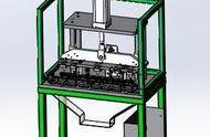 专用冲孔机3D数模图纸 Solidworks设计