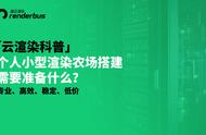 个人小型渲染农场搭建需要准备什么？