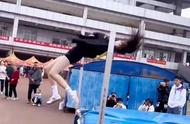 湖南高校运动会，女孩跳高成为焦点，身材与实力并存：又美又飒