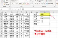 Vlookup Match函数公式组合，太厉害了