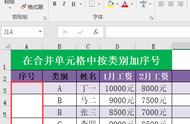 excel合并单元格内添加序号，我用两小时，朋友2分钟，快快学习哦