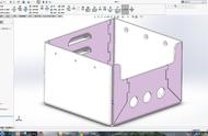 用SolidWorks钣金模块画一个箱子