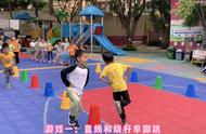 幼儿园大班体智能课程《公鸡拉力赛》，锻炼幼儿单脚跳的能力