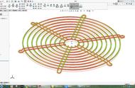 SolidWorks风机网罩的第三种画法，变量阵列原来不能阵列实体