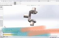 solidworks伞齿轮传动动画#solidworks教学